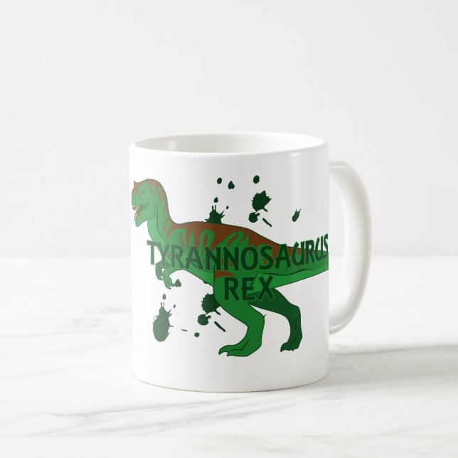 Tyrannosaurus Kaffeetasse (VorderseiteRechts)