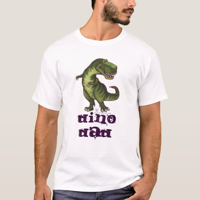 Tyrannosaurus-Kunst-Spitzen T-Shirt (Vorderseite)