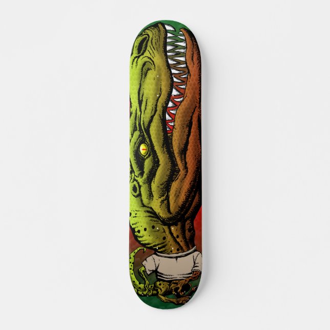 Tyrannosaurus-Plattform-Skateboard Skateboard (Vorne)