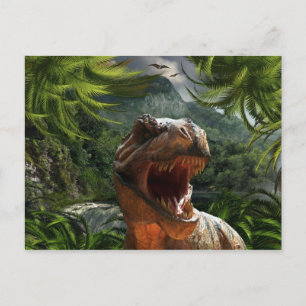 tyrannosaurus-rex-284554 tyrannosaurus rex dinosau postkarte