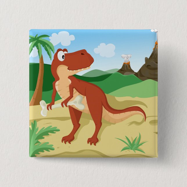 Tyrannosaurus Rex Button (Vorderseite)