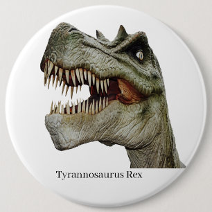 Tyrannosaurus Rex Button
