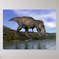 Tyrannosaurus rex dinosaur - 3D rendern