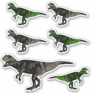 Tyrannosaurus Rex Dinosaur Stickers Aufkleber