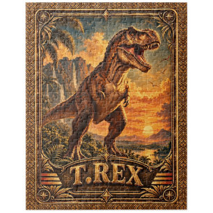 Tyrannosaurus Rex Dinosaur, Vintage-Kunst