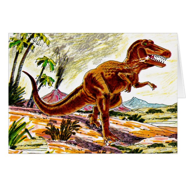 Tyrannosaurus Rex Dinosaurier (Vorderseite (Horizontal))