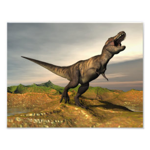 Tyrannosaurus rex Dinosaurier - 3D übertragen Fotodruck