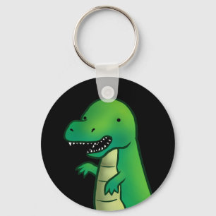 Tyrannosaurus Rex Dinosaurier-Cartoon Schlüsselanhänger