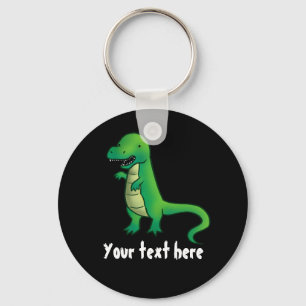 Tyrannosaurus Rex Dinosaurier-Cartoon Schlüsselanhänger