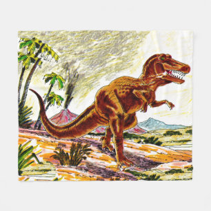 Tyrannosaurus Rex Dinosaurier Fleecedecke