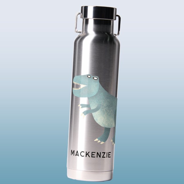Tyrannosaurus Rex Dinosaurier Personalisiert Trinkflasche (Fun Tyrannosaurus Rex dinosaur personalized water bottle)