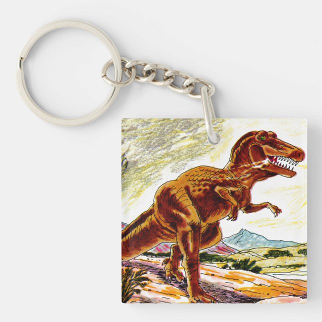 Tyrannosaurus Rex Dinosaurier Schlüsselanhänger (Vorderseite)
