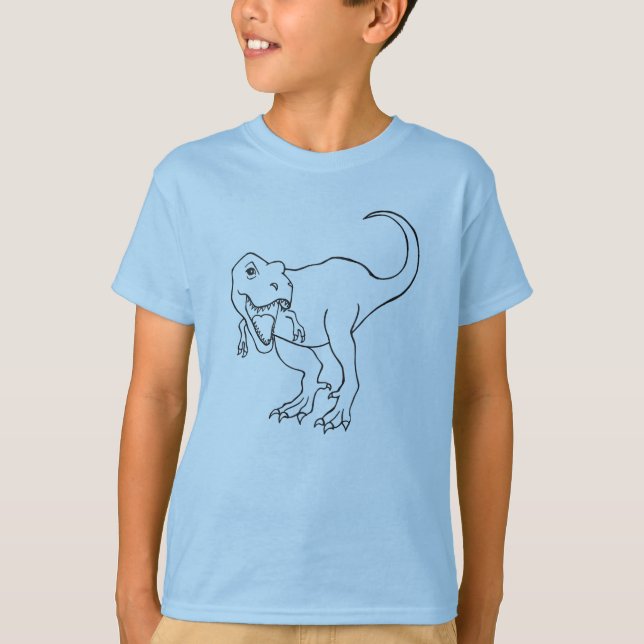 Tyrannosaurus Rex Dinosaurier-Shirt T-Shirt (Vorderseite)
