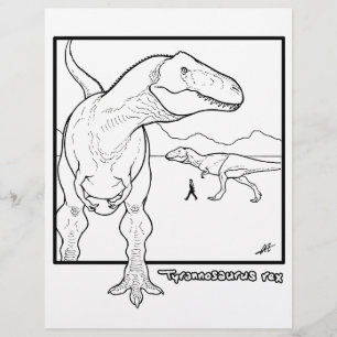 Tyrannosaurus rex - Farbseite.