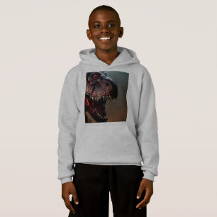 Tyrannosaurus Rex Gruseliges Gesicht, Kinder Kapuz Hoodie