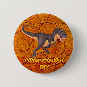 Tyrannosaurus Rex Knopf Button