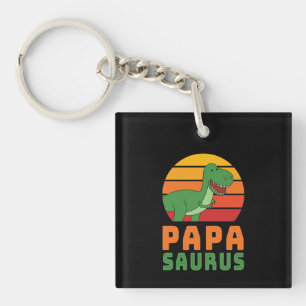 Tyrannosaurus Rex Papasaurus Dinosaurier Vatertag Schlüsselanhänger