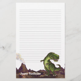 Tyrannosaurus Rex Schreibens-Material Briefpapier