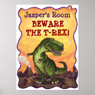 Tyrannosaurus Rex schrieb Zeug Poster