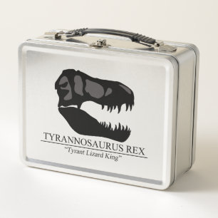 Tyrannosaurus Rex Skull Metall Brotdose