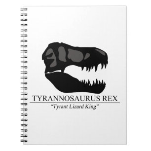 Tyrannosaurus Rex Skull Notizblock