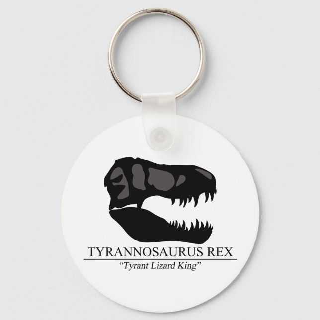 Tyrannosaurus Rex Skull Schlüsselanhänger (Vorderseite)
