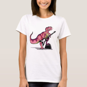 Tyrannosaurus Rex spielt Gitarre. T-Shirt