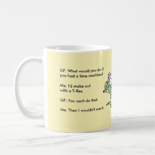 Tyrannosaurus Rex T Rex Zeit-Maschinen-Tasse Kaffeetasse