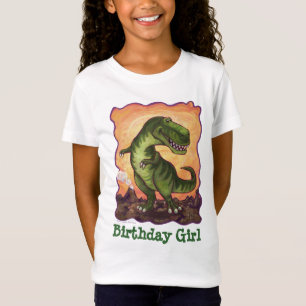 Tyrannosaurus Rex T-shirt fille d'anniversaire