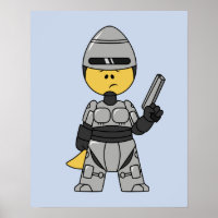 Tyrannosaurus Rex verkleidet als Robocop.