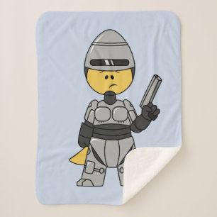 Tyrannosaurus Rex verkleidet als Robocop. Sherpadecke