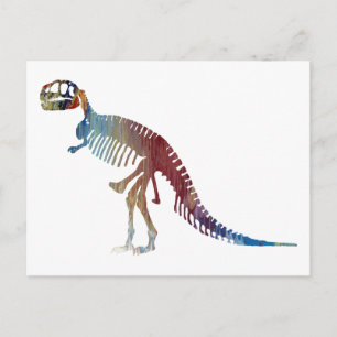 Tyrannosaurus-Skelett Postkarte