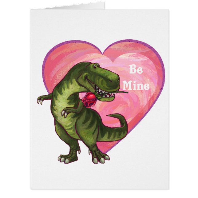 Tyrannosaurus Valentinstag (Vorderseite)