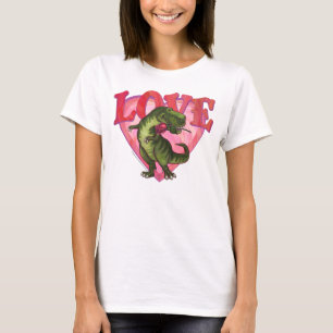 Tyrannosaurus Valentinstag T-Shirt