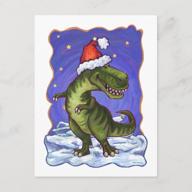 Tyrannosaurus Weihnachten (Vorderseite)