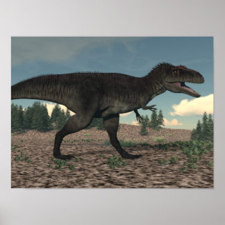 Tyrannotitan - 3D-Darstellung Poster