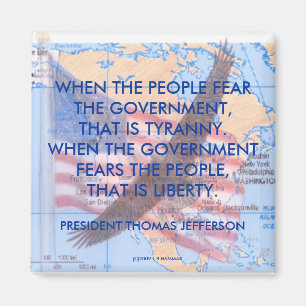 TYRANNY VS LIBERTY MAGNET