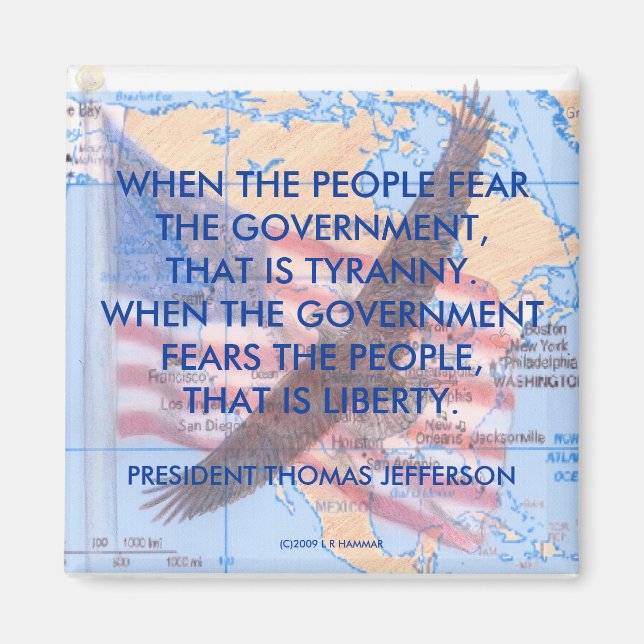 TYRANNY VS LIBERTY MAGNET (Vorne)