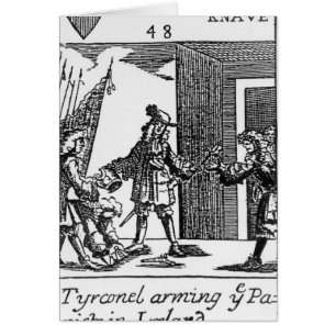Tyrconnel armant les papistes en Irlande