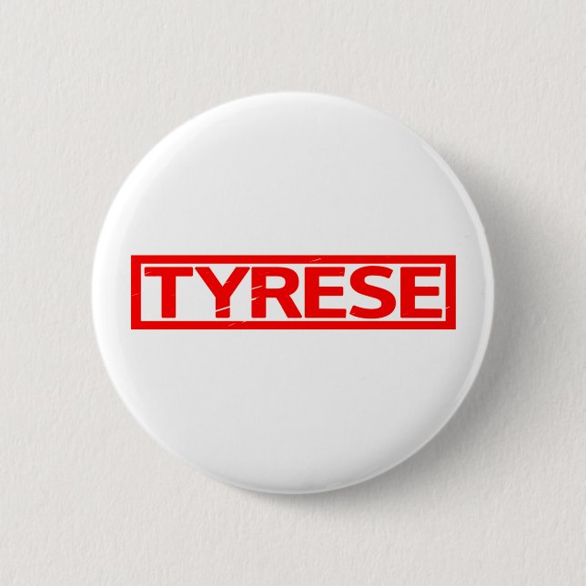 Tyrese-Briefmarke Button (Vorderseite)