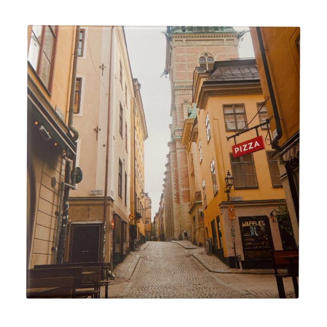 Tyska Brinken, Gamla Stan, Altstadt, Stockholm Fliese (Vorderseite)