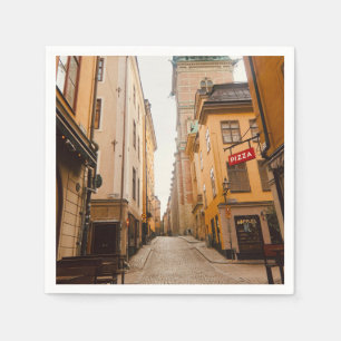 Tyska Brinken, Gamla Stan, Altstadt, Stockholm Serviette