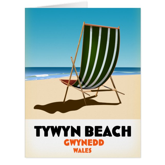 Tywyn beach Gwynedd Wales beach poster (Vorderseite)