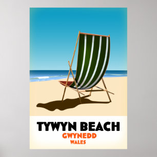 Tywyn Strand Gwynedd Wales Strand Poster