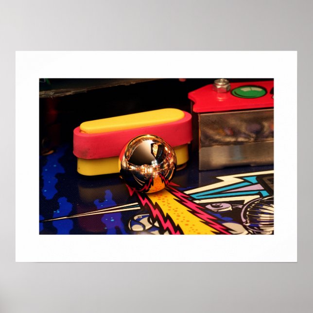 TZ Clock Pinball Poster (Vorne)