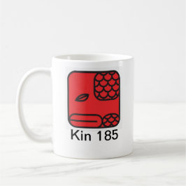 Tzolkin Serpente Vermelha Kin 185 Kaffeetasse