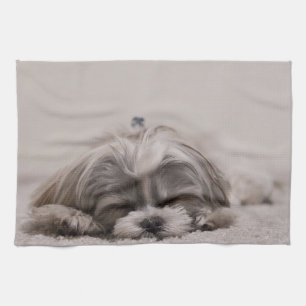 Tzu Shih customisé Serviette de cuisine, chien cou