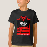 U13 Junior Rugby Players T - Shirt