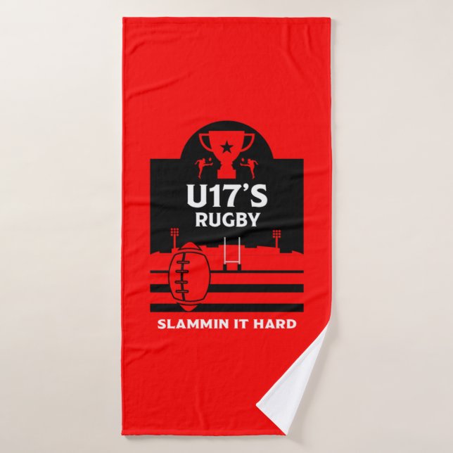 U17 Junior Rugby Spieler Badehandtuch (Badehandtuch)