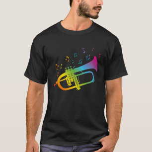 u201CRainbow Flugelhornu201D homosexuelle Musiker T-Shirt